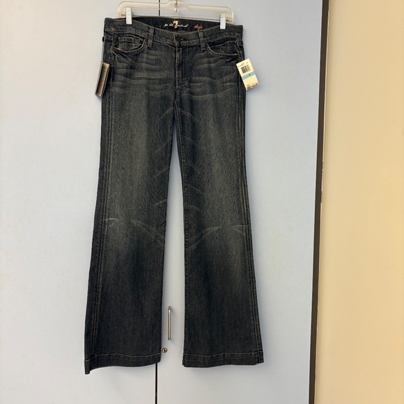 NWT  7 For All Mankind Dojo Flared Jean 31/33 - Picture 7 of 13